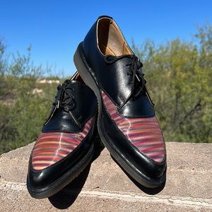 🏴󠁧󠁢󠁥󠁮󠁧󠁿 Rare MIE Vintage Dr. Martens Pointed Toe Oxfords / Loafers UK 8